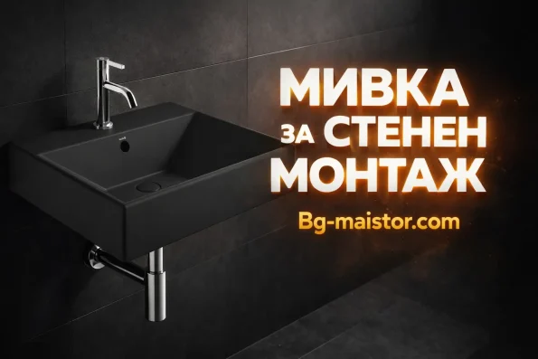 Модерна мивка за стенен монтаж | bg-maistor.com